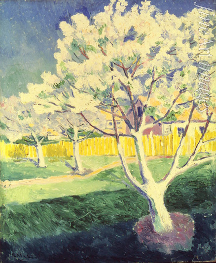 Malevich Kasimir Severinovich - Apple trees blossoming