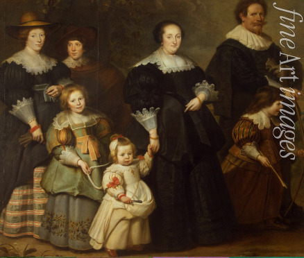 Vos Cornelis de - Self-Portrait with his Wife Suzanne Cock and their Children