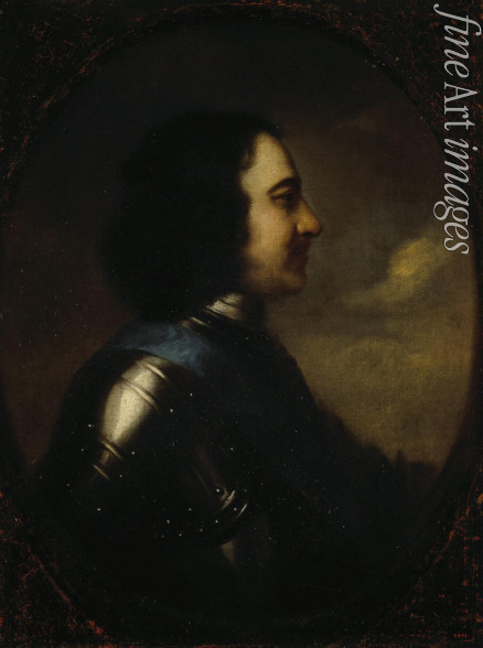 Tannauer Johann Gottfried - Portrait of Emperor Peter I the Great (1672-1725)