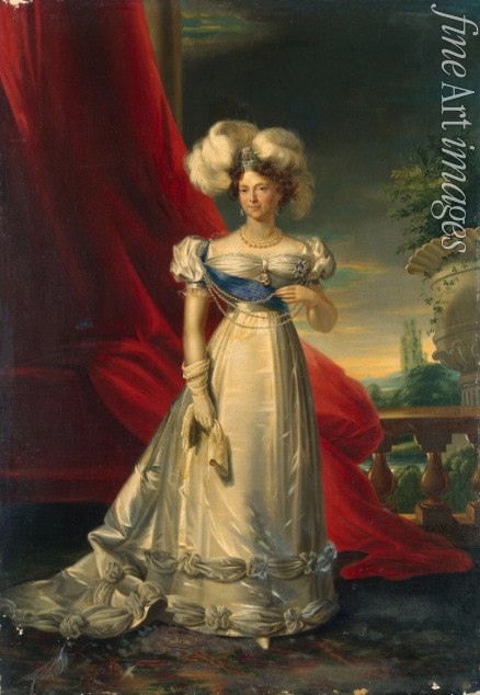 Schultz Ludwig - Porträt der Zarin Maria Feodorowna von Russland (Sophia Dorothea Prinzessin von Württemberg) (1759-1828)