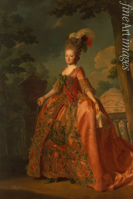 Roslin Alexander - Portrait of Empress Maria Feodorovna (Sophie Dorothea of Württemberg) (1759-1828)