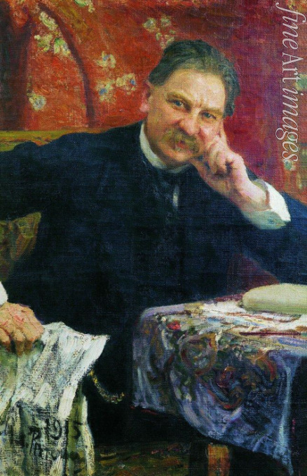 Repin Ilya Yefimovich - Portrait of Y.M. Vengerov