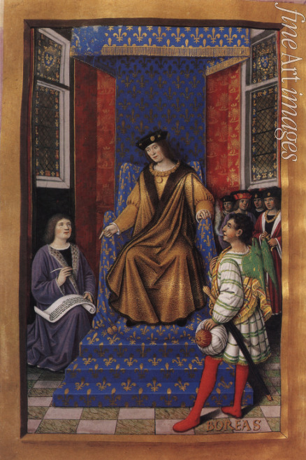 Bourdichon Jean - Louis XII of France (from the Poetic Epistles of Anne of Brittany and Louis XII)