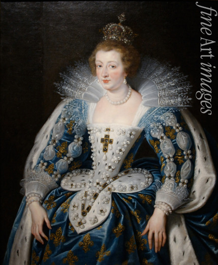 Rubens Pieter Paul - Portrait of Anne of Austria, Queen of France and Navarre (1601-1666)