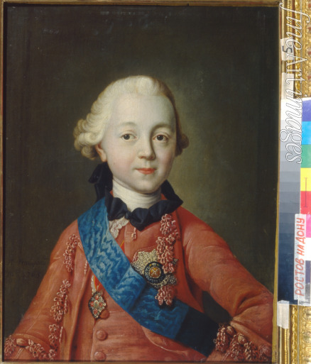 Antropow Alexei Petrowitsch - Porträt des Großfürsten Pawel Petrowitsch (1754-1801) als Kind