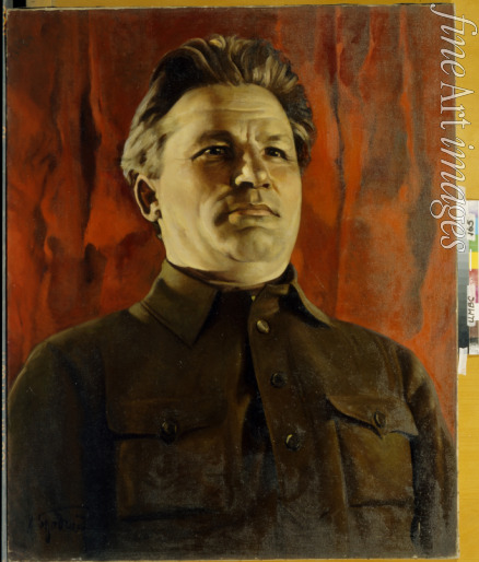 Brodski Isaak Israilewitsch - Porträt von Sergei Kirow (1886-1934)