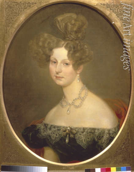 Briullov Karl Pavlovich - Princess Friederike Charlotte Marie of Württemberg (1807-1873), Grand Duchess Elena Pavlovna of Russia