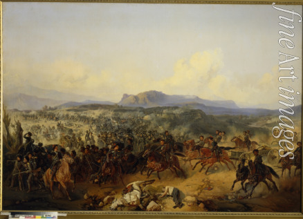 Willewalde Gottfried (Bogdan Pavlovich) - The Battle at Bashkadyklar on November 19, 1853