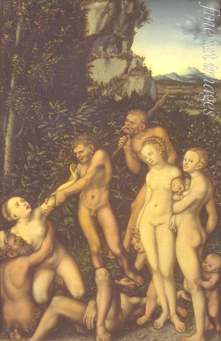 Cranach Lucas the Elder - Fruits of jealousy (The Silver Age)