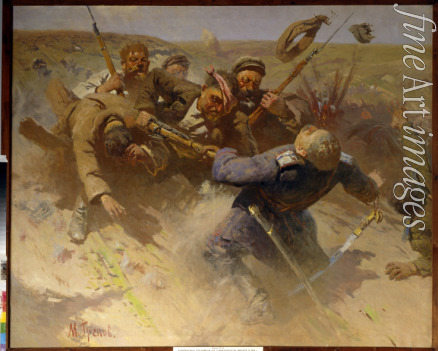 Grekov Mitrofan Borisovich - A counterattack at Tsaritsyn on 1919