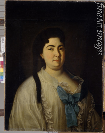 Caravaque Louis - Porträt der Kaiserin Katharina I. (1684-1727) im Morgenrock