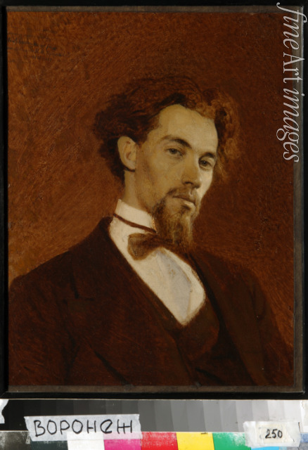 Kramskoi Ivan Nikolayevich - Portrait of the artist Konstantin Savitsky (1844-1905)