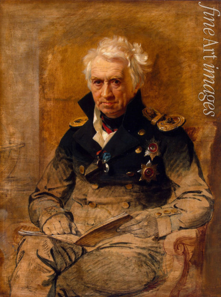 Dawe George - Porträt von Schriftsteller und Admiral Alexander Semjonowitsch Schischkow (1754-1841)