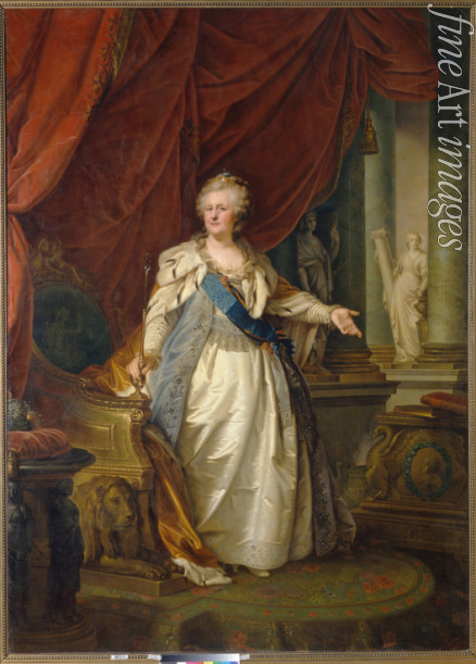 Lampi Johann-Baptist von der Ältere - Porträt der Kaiserin Katharina II. (1729-1796)