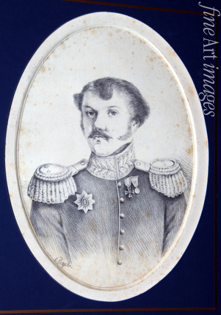 Unbekannter Künstler - Porträt des Dezembristen Artamon S. Murawjow (1794-1846)