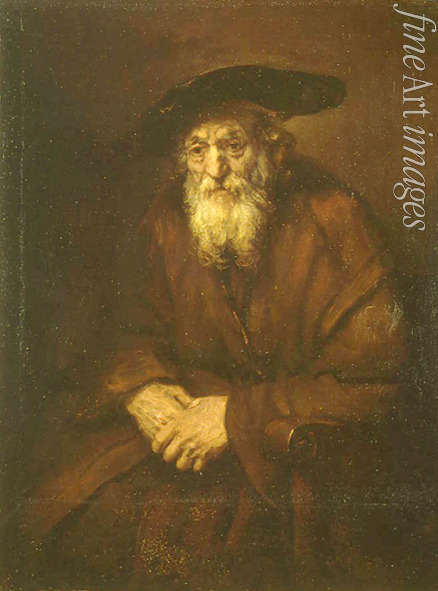 Rembrandt van Rhijn - Bildnis eines alten Juden