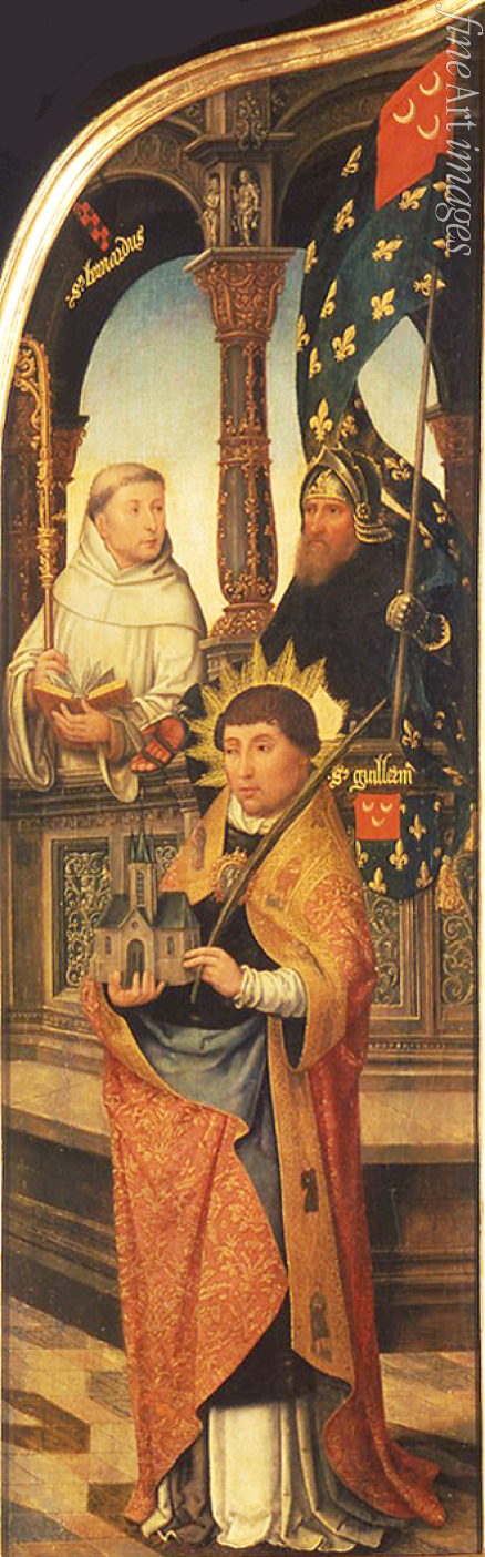 Bellegambe Jean - The Annunciation (Triptych, side panel)