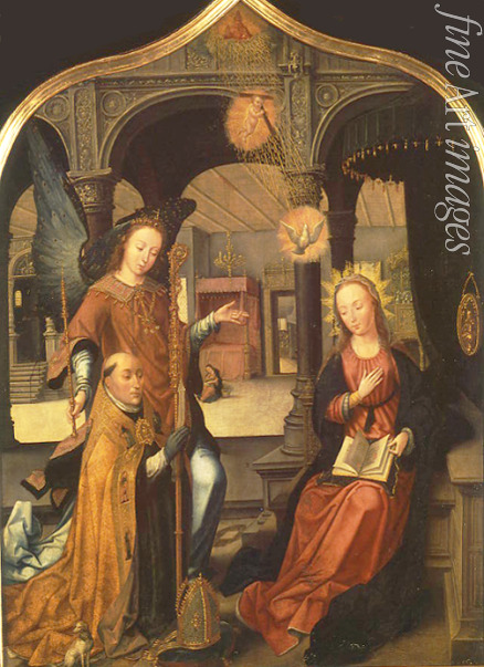 Bellegambe Jean - The Annunciation (Triptych, Central panel)