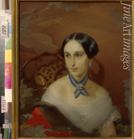 Neff Timofei Andreyevich - Portrait of Natalia Pushkina-Lanskaya, the wife of the poet Alexander Pushkin