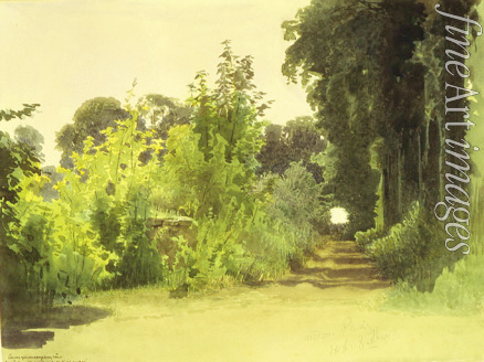 Kramskoi Ivan Nikolayevich - In the Grove of Medon near Paris