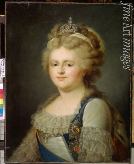 Pustynin Iwan Afanassiewitsch - Porträt der Zarin Maria Feodorowna von Russland (Sophia Dorothea Prinzessin von Württemberg) (1759-1828)