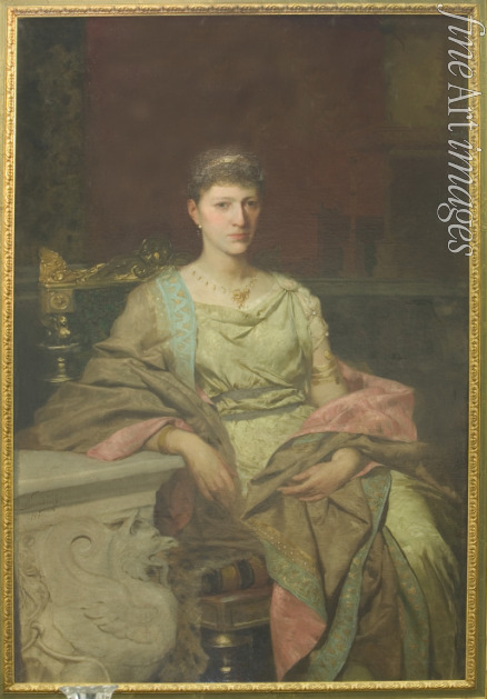 Siemiradzki Henryk - Portrait of Countess Tyszkiewicz