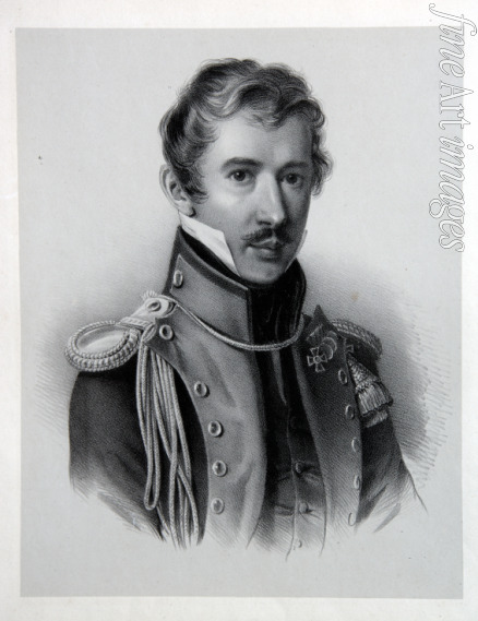 Sokolov Pyotr Fyodorovich - Portrait of the Decembrist Mikhail Lunin (1787-1845)
