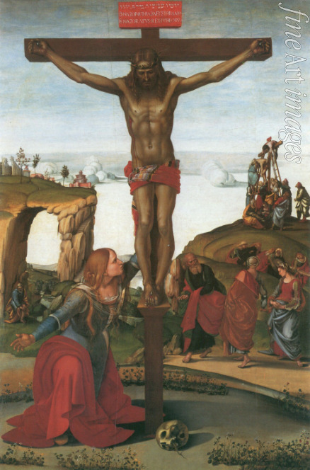 Signorelli Luca - The Crucifixion with Mary Magdalene