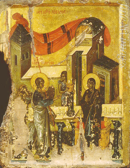 Byzantine icon - The Annunciation