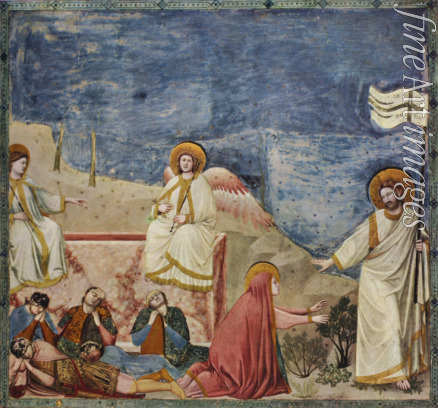 Giotto di Bondone - Noli me tangere (From the cycles of The Life of Christ)