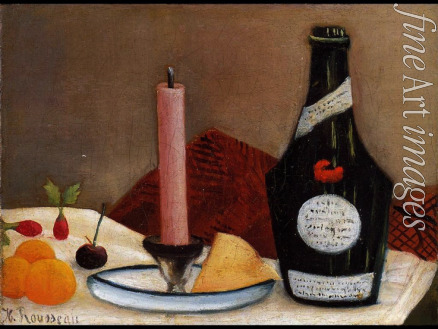 Rousseau Henri Julien Félix - Still life. The Pink Candle