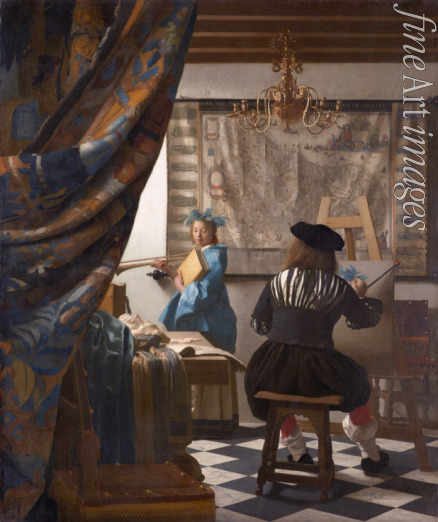 Vermeer Jan (Johannes) - Die Malkunst (Allegorie der Malerei)