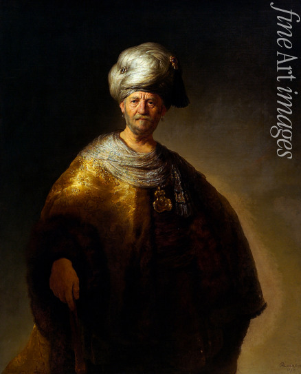 Rembrandt van Rhijn - Mann im orientalischen Kostüm