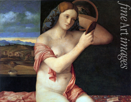 Bellini Giovanni - Nackte junge Frau mit Spiegel