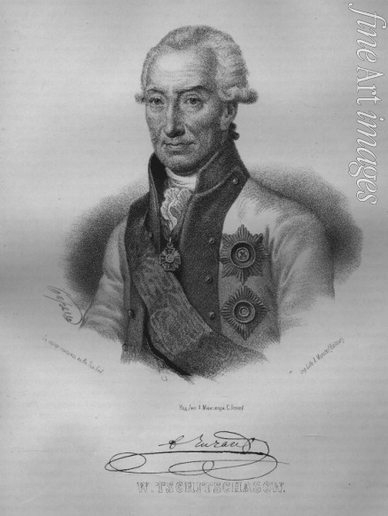 Borel Pjotr Fjodorowitsch - Porträt von Admiral Wassili Jakowlewitsch Tschitschagow (1726-1809)