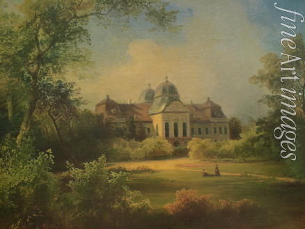 Brodszky Sándor - View of the Gödöllö Royal Palace from the Upper Garden