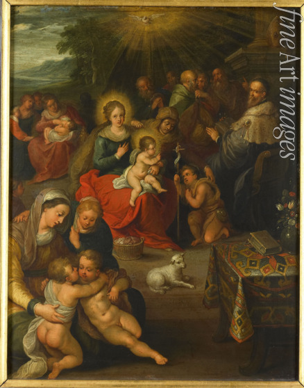 Francken Frans the Younger - Christ Child as the Lamb of God