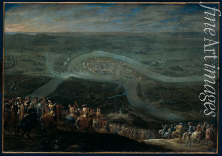 Hondt Lambert de der Jüngere - Armee von Ludwig XIV vor der Schenkenschanz am 18. Juni 1672