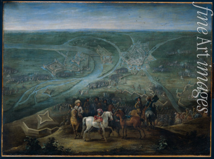 Hondt Lambert de der Jüngere - Die Belagerung von Rheinberg durch französische Truppen am 6. Juni 1672