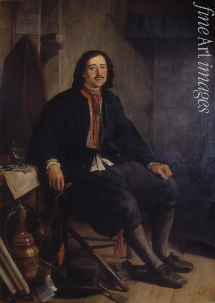 Anonymous - Peter I in his House in Zaandam