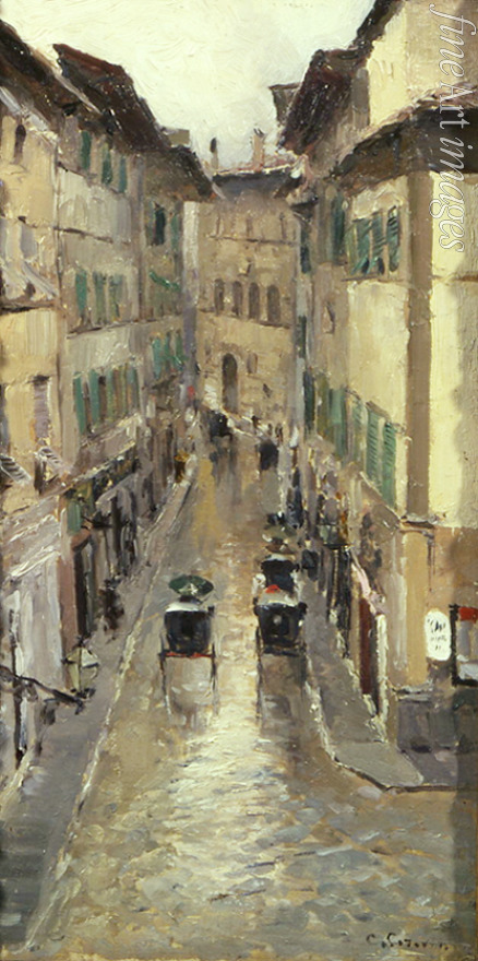 Korovin Konstantin Alexeyevich - Rain in Florence
