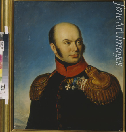 Unbekannter Künstler - Porträt von Graf Michail Fjodorowitsch Orlow (1788-1842)