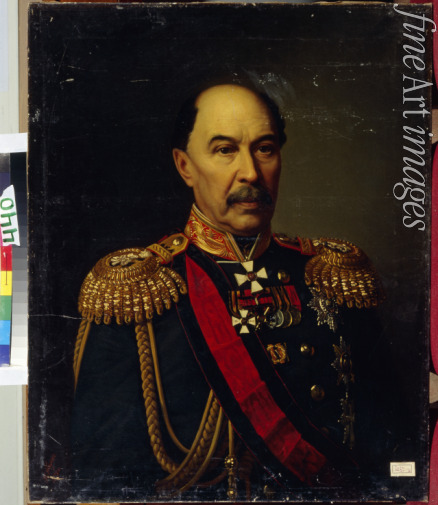 Tyurin Ivan Alexeevich - Portrait of Admiral Fyodor Mikhailovich Novosilsky (1854-1855)