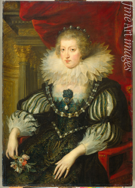 Rubens Pieter Paul - Portrait of Anne of Austria, Queen of France and Navarre (1601-1666)