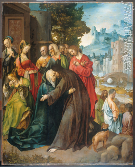 Engebrechtsz. Cornelis - Christ taking leave of his Mother
