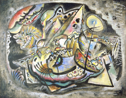Kandinsky Wassily Wassiljewitsch - Komposition. Graues Oval