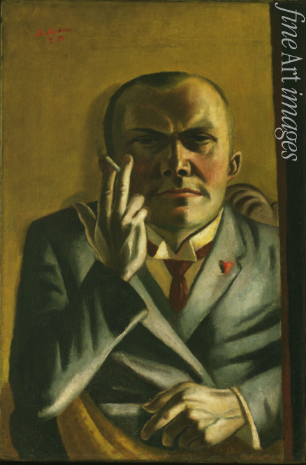 Beckmann Max - Self-Portrait with a Cigarette