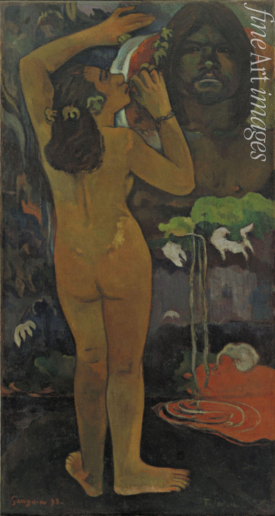 Gauguin Paul Eugéne Henri - The Moon and the Earth (Hina tefatou)