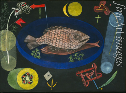 Klee Paul - Um den Fisch