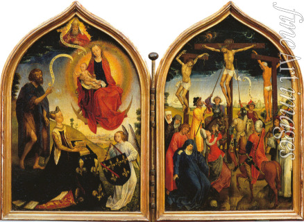 Weyden Rogier van der - Joan of France (Diptych)